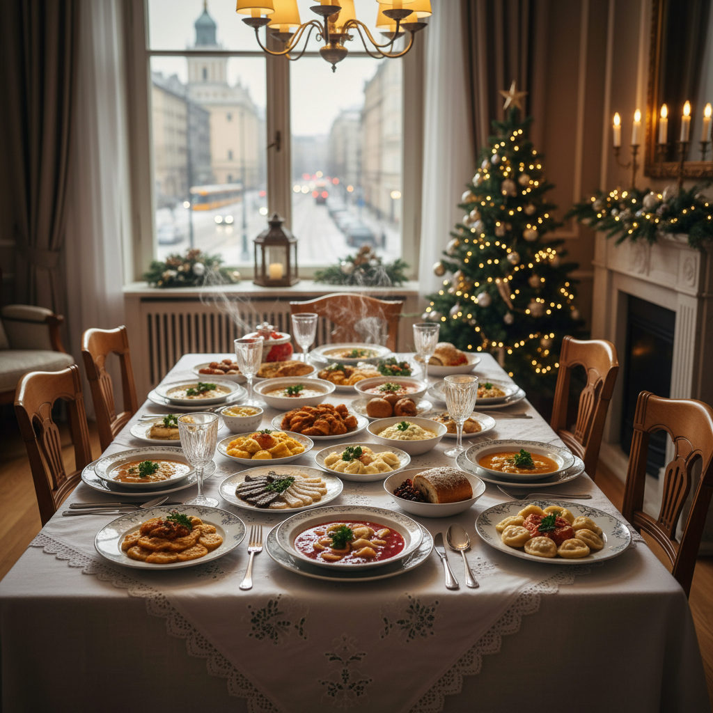 Wigilia firmowa w Warszawie – zamów catering świąteczny, który smakuje jak u mamy