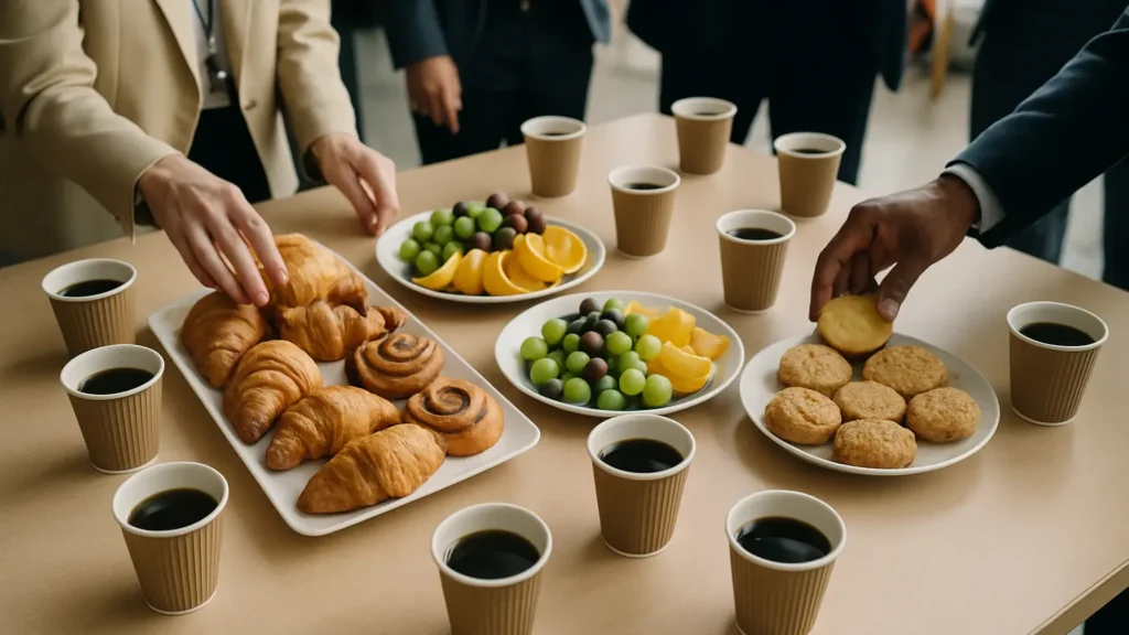 Catering na przerwy kawowe, jak go zaplanować bez wpadek